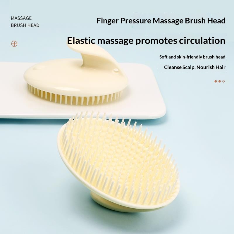 Dry Brush Body - Escova Massageadora de Couro Cabeludo em