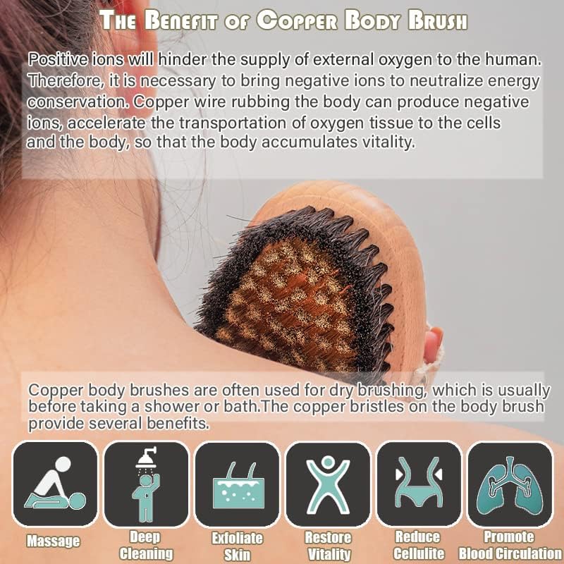 Escova de fio de cobre seco co - Dry Brush Body avaliação e preço