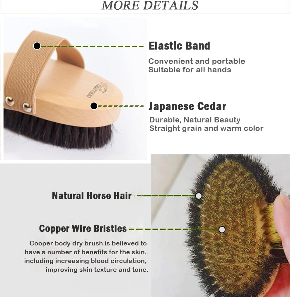 Escova de fio de cobre seco co - Dry Brush Body avaliação e preço