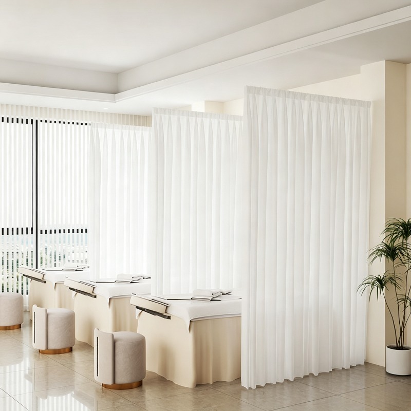 Cortina Divisória Curva em For - Medical Wellness & Spa Werona avaliação e preço