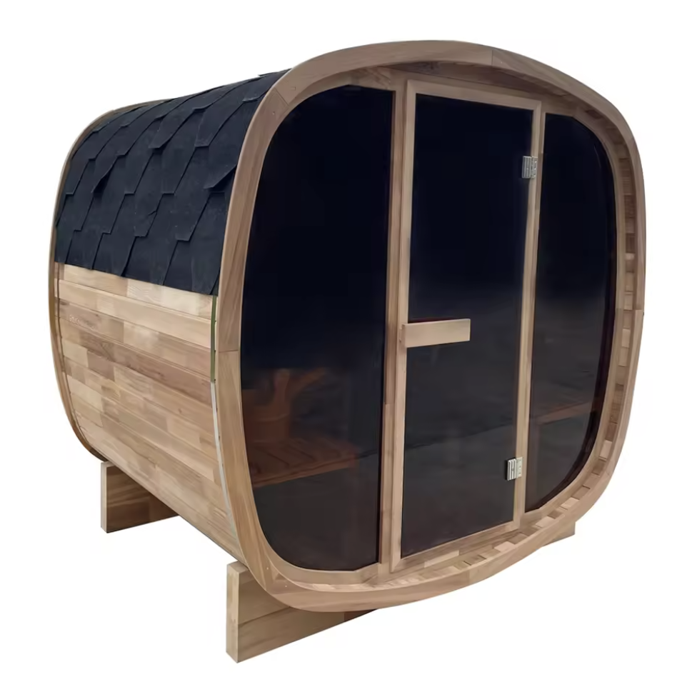 Sauna de madeira cúbica artesa - Spa Wellness Family avaliação e preço