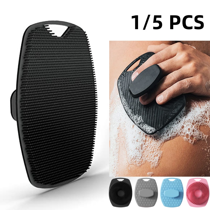 1/5pc silicone macio esfoliant - Dry Brush Body avaliação e preço